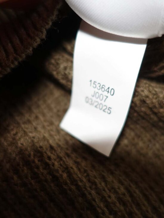 Lucky Brand Men's Waffle Crewneck Sweater Size XXL NWT Green Cotton Linen 2XL - Picture 7 of 9